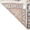 Hand-Knotted Persian Tabas Rug (Traditional Floral Medallion) - Cream Silk & Wool