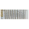 12-Piece Flat Bristle Paint Brush Set for Watercolor, Acrylic, & Gouache