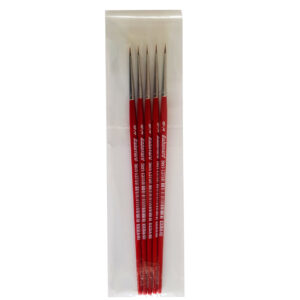 5-Piece Liner Bristle Paint Brush Set for Watercolor