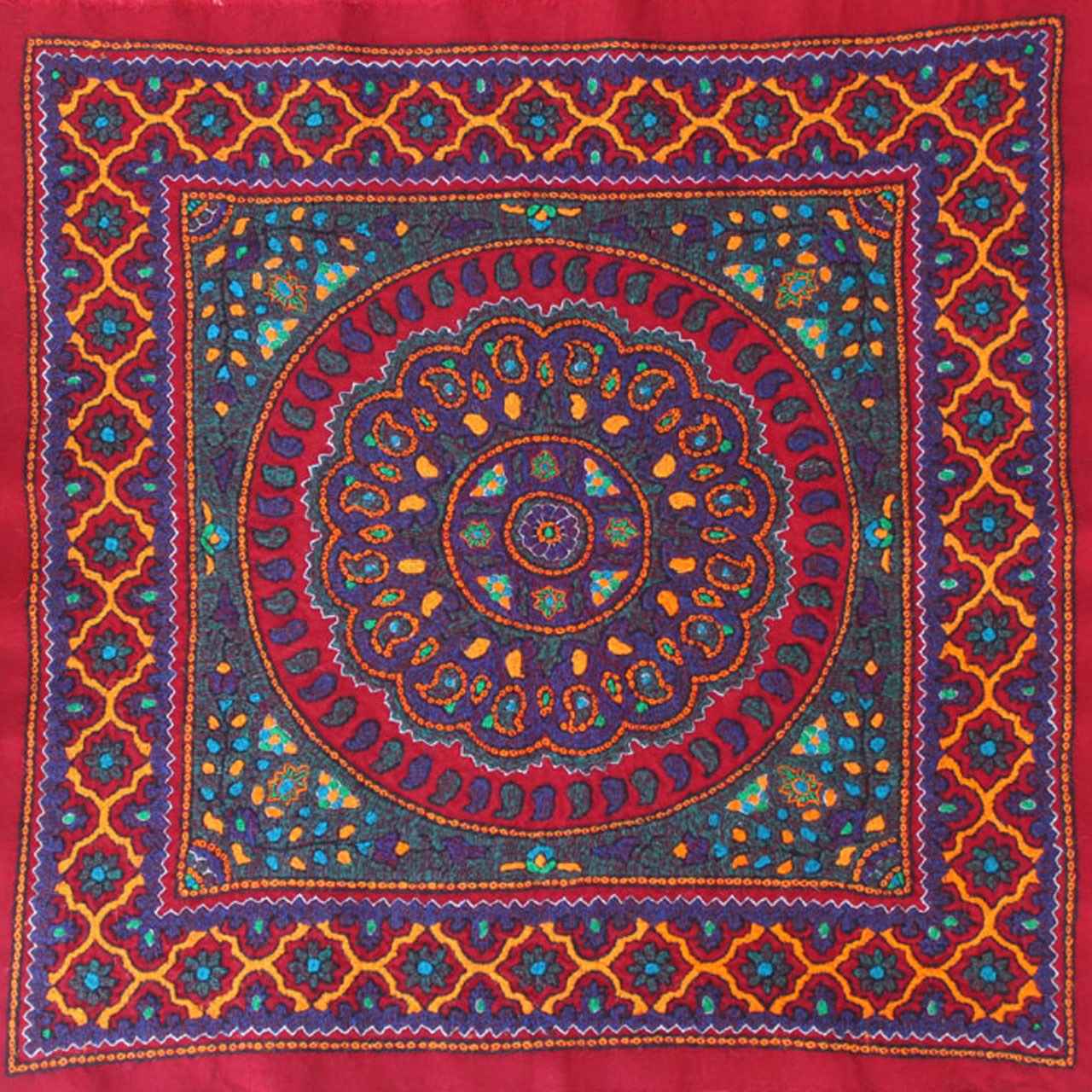 Pateh Kerman’s Elegance Handcrafted Tablecloth Bazoobandi