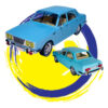 Iranian Paykan Javanan Classic Model - 1966 Hillman Hunter Toy Car