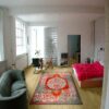 Hand-Knotted Persian Tabriz Rug (Lachak Toranj Floral Medallion) - Orange Silk & Wool
