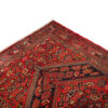 Hand-Knotted Persian Zanjan Tribal Rug (Geometric Medallion) - Red Wool