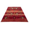 Handwoven Persian Tree of Life Gabbeh Rug - Red Wool