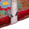 Handwoven Persian Kheshti Gabbeh Rug - Butterfly & Flower Red Wool