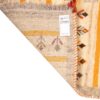Handwoven Persian Pictorial Gabbeh Runner Rug - Geometric Cream Wool