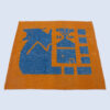 Genuine Pictorial Cat & Fish Kilim Rug - Handwoven Persian Wool