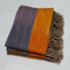 Orange Striped Kilim Rug from Lorestan - Authentic Handwoven Persian Wool