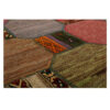 Persian Patchwork Kilim Rug Handwoven Brick Red