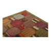 Persian Patchwork Kilim Rug Handwoven Brick Red