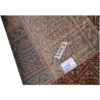 Vintage Persian Hand-Knotted Patchwork Carpet Square Brown