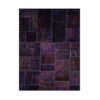 Vintage Persian Hand-Knotted Patchwork Carpet Purple