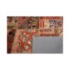 Vintage Persian Hand-Knotted Patchwork Carpet Brick Red