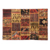 Vintage Persian Hand-Knotted Patchwork Carpet Yellow