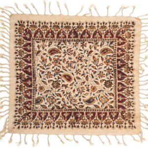 Persian Tablecloth: Isfahan’s Traditional Kalamkari Block Print Doris II