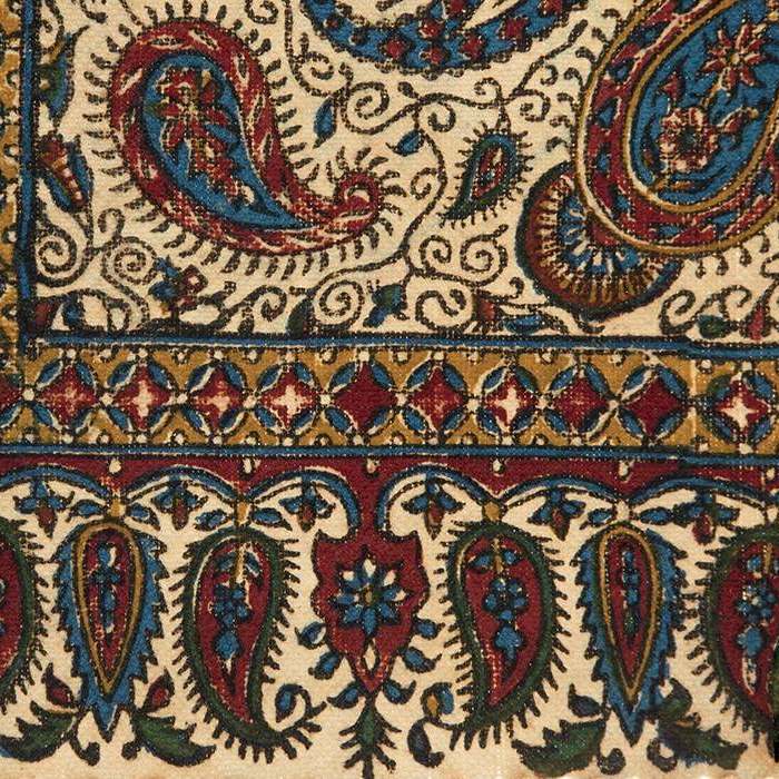 Persian Tablecloth: Isfahan’s Traditional Kalamkari Block Print Vira II