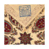 Persian Tablecloth: Isfahan's Traditional Kalamkari Block Print Yellow