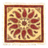 Persian Tablecloth: Isfahan's Traditional Kalamkari Block Print Yellow