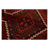 Hand-Knotted Persian Chaharmahal & Bakhtiari Iliati Rug (Bakhtiari Garden) - Red Wool