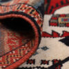 Hand-Knotted Persian Khorasan Tribal Rug (Iliati Geometric Medallion) - Red Wool