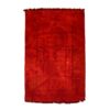Solid Red Khorasan Kilim Rug - Authentic Handwoven Persian Wool