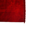Solid Red Khorasan Kilim Rug - Authentic Handwoven Persian Wool