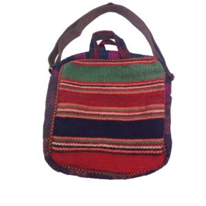 Handcrafted Kilim Crossbody Bag with Traditional Style