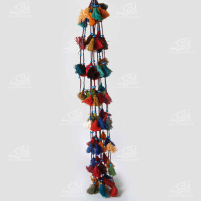 Persian Wool Tassel Wall Hanging Tapestry, Traditional Tribal Wall Decor