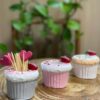 Strawberry Cupcake Toothpick Holder – Perfect for Home and Restaurants