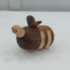 Wooden Toothpick Dispenser with Bee Design for Table Settings