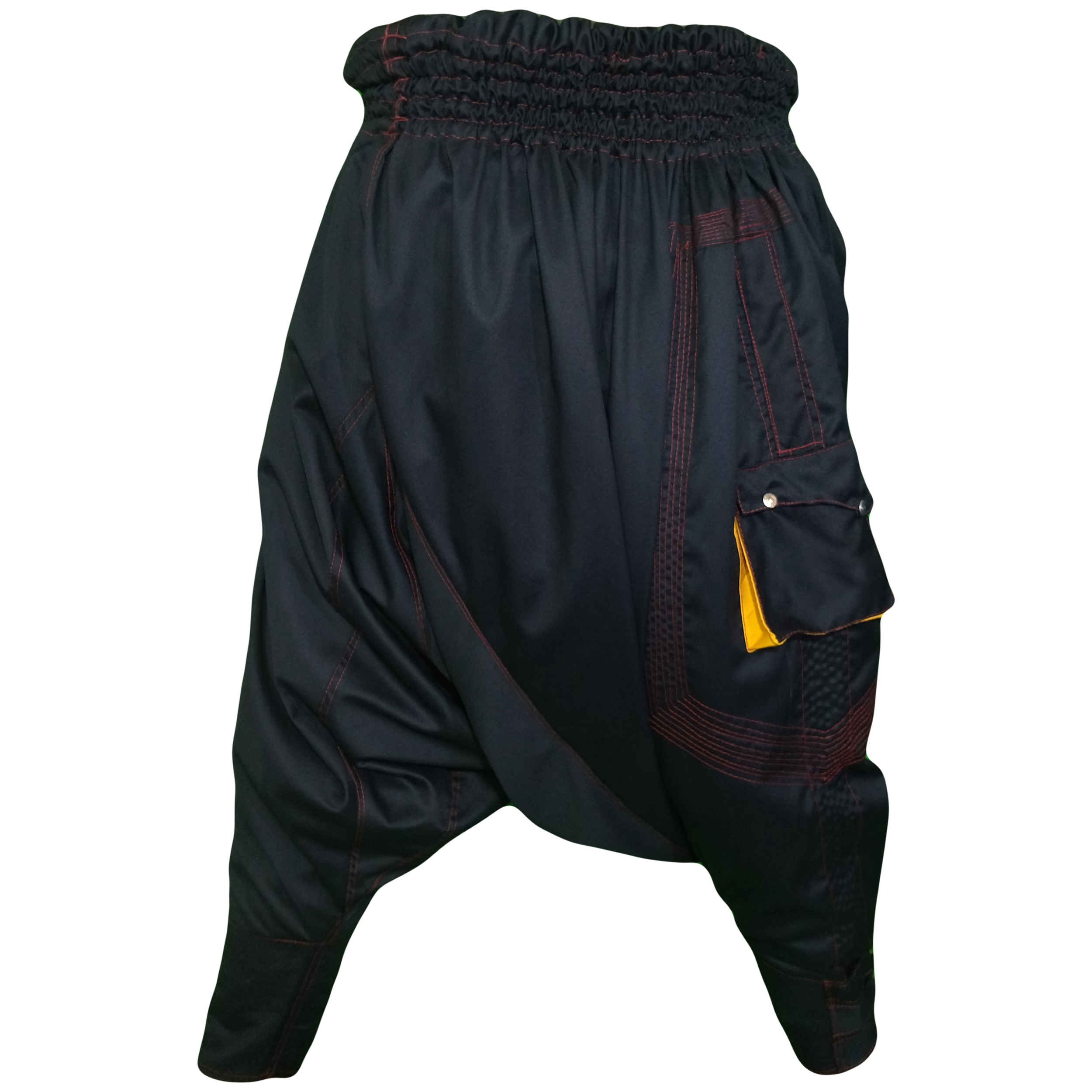 Traditional Kurdish Trouser – Black Elegant Shalwar