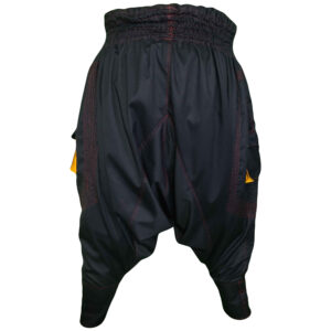 Traditional Kurdish Trouser – Black Elegant Shalwar
