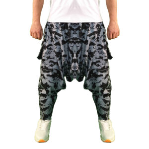 Traditional Kurdish Trouser – Gray Palangi Shalwar