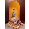 Treasured Persian Artisanal Gift Set Minakari Vase & Tablecloth