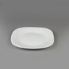 White Melamine Dinnerware Set for 6 Dishwasher Safe