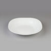 White Melamine Dinnerware Set for 6 Dishwasher Safe