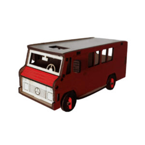 3D Puzzle Wooden Model Kit – Bus