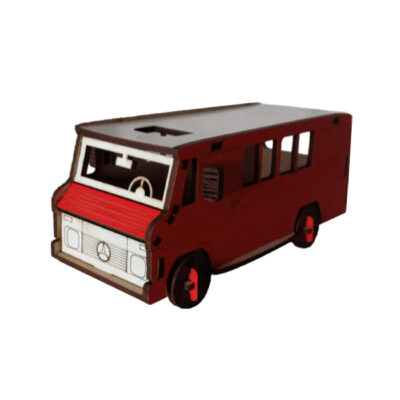 3D Puzzle Wooden Model Kit - Bus