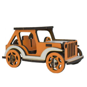 3D Puzzle Wooden Model Kit – Jeep Design