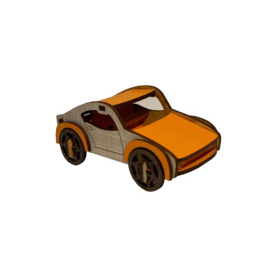 3D Puzzle Wooden Model Kit - Car (Set of 3)