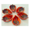 Wooden Haft Seen Set for Nowruz Traditional Leaf Design