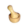 Wooden Mortar & Pestle Set Handcrafted for Culinary Excellence