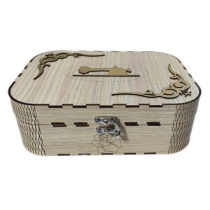 Wooden Sewing Box for Quick Repairs – Lightweight & Portable
