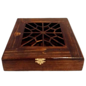 4-Slot Wooden Tea Chest – Functional & Space-Saving Design
