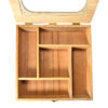 5-Slot Multi-Purpose Wooden Tea Storage Solution