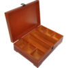 8-Slot Wooden Tea Bag Organizer – Spacious & Stylish Storage Box