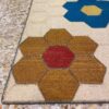 Artisanal Cream Floral Kilim Rug - Handwoven Authentic Persian Wool