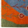Genuine Handwoven Persian Pictorial Gabbeh Rug - Abstract Floral Blue Wool