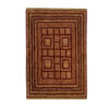 Brick Red Geometric Kilim Rug - Authentic Handwoven Persian Wool