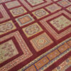 Brick Red Geometric Kilim Rug - Authentic Handwoven Persian Wool